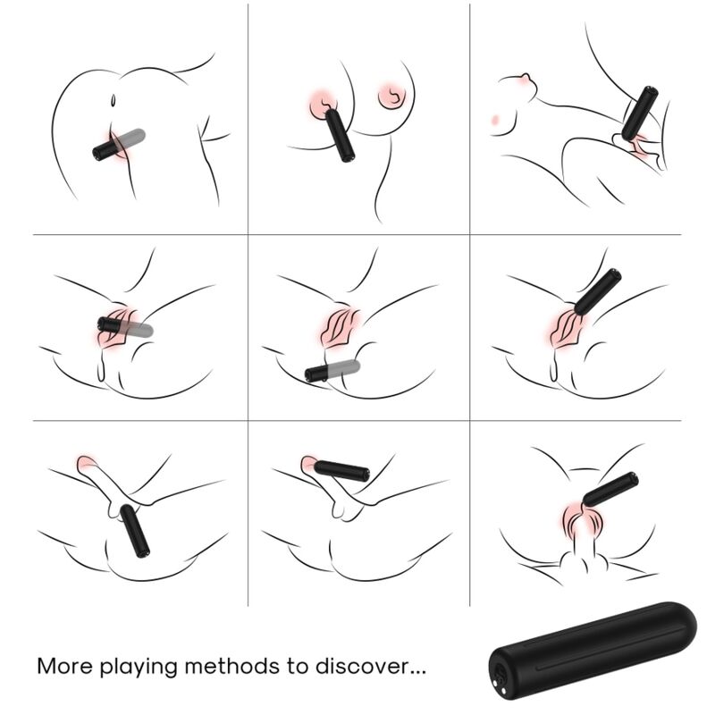 Armony Stimulators-Warhead Vibrator Bullet cu Telecomandă Negru 5 img 164292 f6b8c56b54590fed28e9238d00c90fa7 1