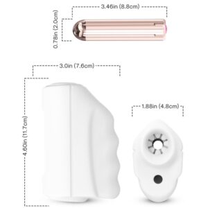 Armony For Him-Master Masturbator & Vibrator Alb-TPE, 10 Trepte - imagine 3