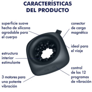 Satisfyer Ring-Ring Stroker Masturbator si Vibrator-Silicon, 12 10 Satisfyer Ring-Ring Stroker Masturbator si Vibrator-Silicon, 12 · Inele & Mansoane Penis (imaginea 4)