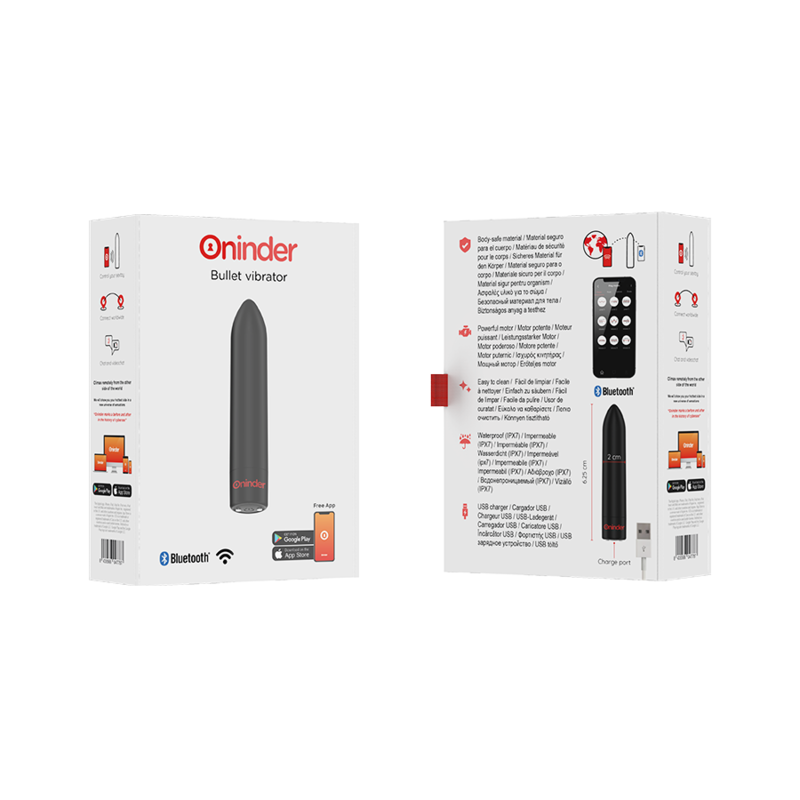 Oninder-Berlin Bullet Vibrator Negru 9 Moduri 8.5 X 2 cm 8 img 164478 5759341e2415c5bb7502b35f714200a2 1