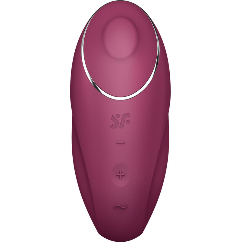 Satisfyer-Tap & Climax 1 Vibrator Lay-on, Gri/Roșu-Silicon, 10 4 Satisfyer-Tap & Climax 1 Vibrator Lay-on, Gri/Roșu-Silicon, 10 · Vibratoare (imaginea 5)