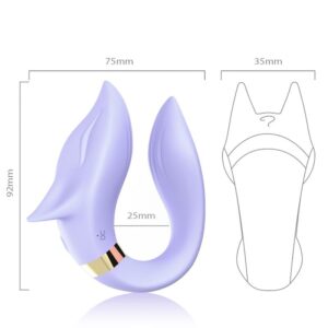 Armony For Couples-Fox Vibrator pentru Cuplu cu Telecomandă - imagine 3