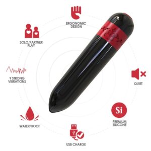 Armony Stimulators-Rocket Vibrator Bullet cu Telecomandă - imagine 3