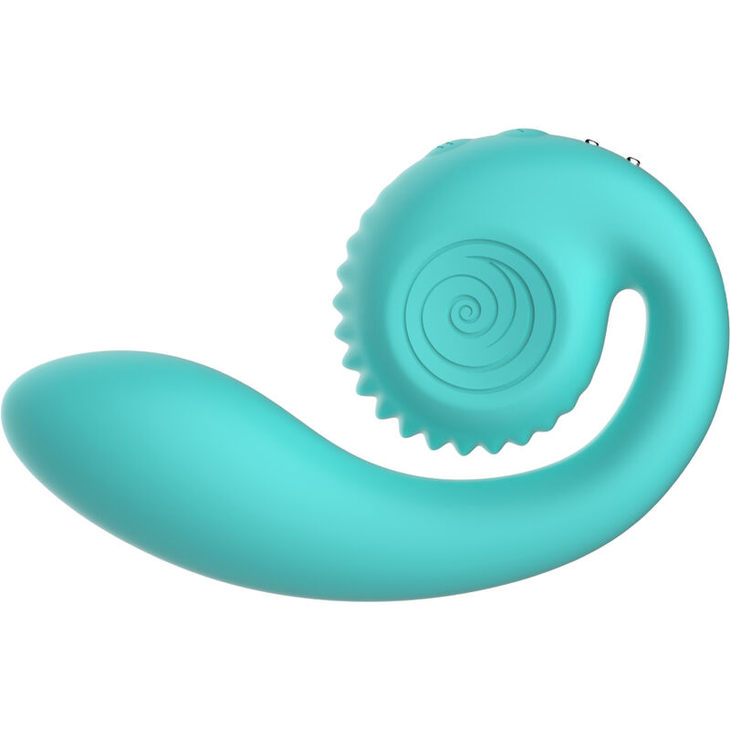 Snail Vibe - Gizi Dual Stimulator Pink, Roz/Turquesa/Violet 2 img 164862 1c892594540880fb9b2210a961f2aecf 1