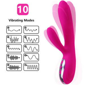 Armony-Vibrator Flexibil și Stimulator cu Efect de Încălzire 8 Armony-Vibrator Flexibil și Stimulator cu Efect de Încălzire - imagine 2