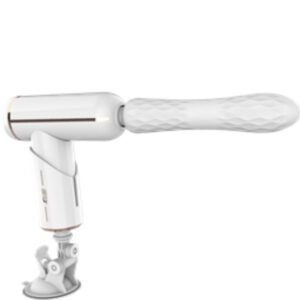 Armony-Fking Machine Reglabil & Automat Vibrator Alb-Silicon, 12 8 Armony-Fking Machine Reglabil & Automat Vibrator Alb-Silicon, 12 - imagine 1