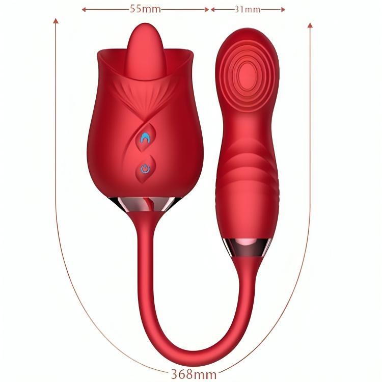 Armony-Delight Flower Vibrator cu Limba Roșie și Funcție 1 img 165055 351bae5d21831f59b4115701fd64ceb3 1