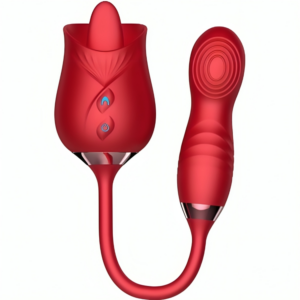 Armony-Delight Flower Vibrator cu Limba Roșie și Funcție 7 Armony-Delight Flower Vibrator cu Limba Roșie și Funcție - imagine 3