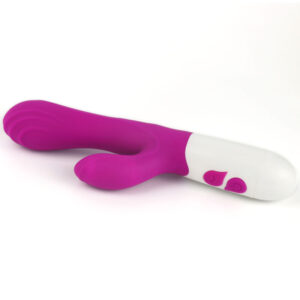 Armony-Happy Vibrator și Stimulator Violet-Silicon, 12 Trepte - imagine 3