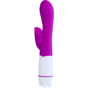 Armony-Happy Vibrator cu Limbă Violet Reîncărcabilă-Silicon, 12 - imagine 3