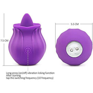 Armony-Fig Vibrator cu Limbă-Silicon, 10 Trepte 8 Armony-Fig Vibrator cu Limbă-Silicon, 10 Trepte - imagine 4