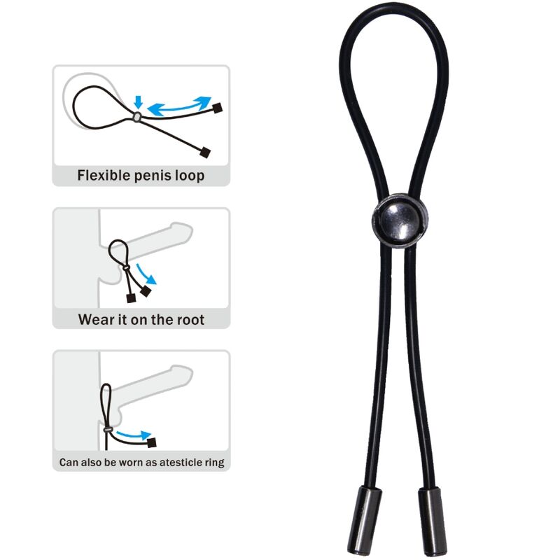 For Him-Inel Penian cu Cord si Testicule-Silicon, Waterproof 2 For Him-Inel Penian cu Cord si Testicule-Silicon, Waterproof — PRETTY LOVE · Inele & Mansoane Penis (imaginea 2)