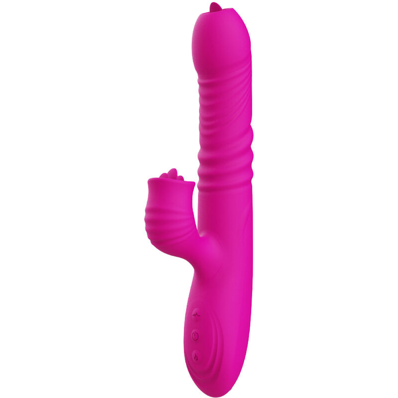 Armony-Fanny Vibrator Multifuncțional cu Dublă Limbă, Fuchsia 3 img 165264 87586d9a53da2c227332477964d1d4ea 1