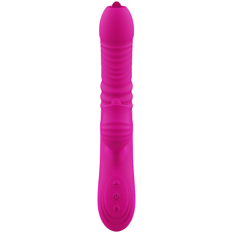 Armony-Fanny Vibrator Multifuncțional cu Dublă Limbă, Fuchsia 6 img 165265 3037584b1a730fe7755a5bfe0dab8f2b 1