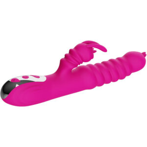 Armony-Rabbit Double Tongue Vibrator Multifuncțional Fucsia - imagine 3