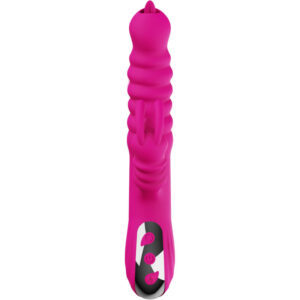 Armony-Rabbit Double Tongue Vibrator Multifuncțional Fucsia - imagine 6