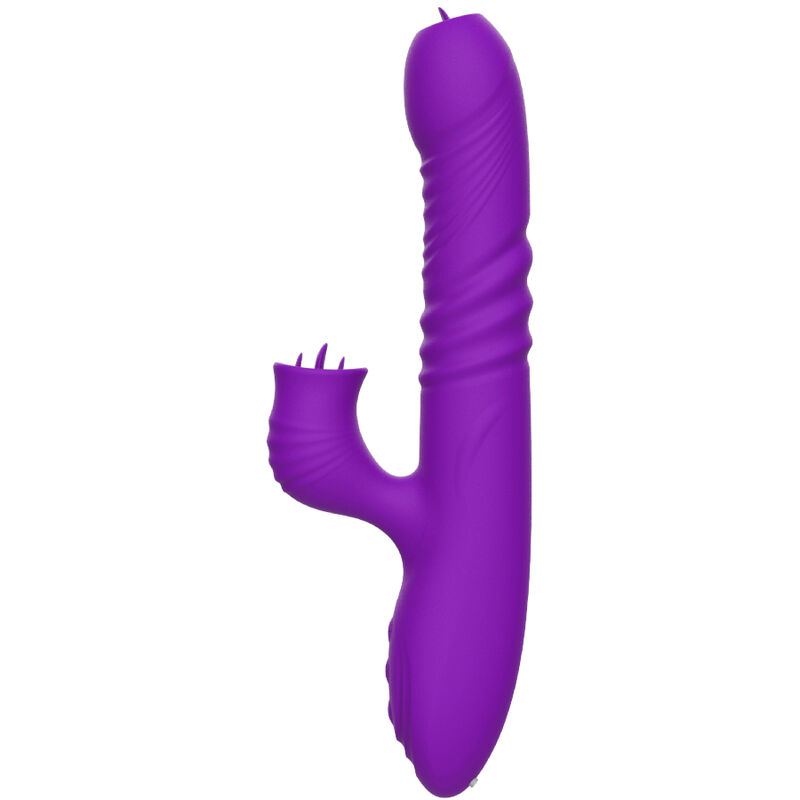 Armony-Vibrator Rabbit Fully G-spot cu Limbă Stimulantă, Violet 4 img 165278 aed99ed03da577b51710e8ce1761f41b 1