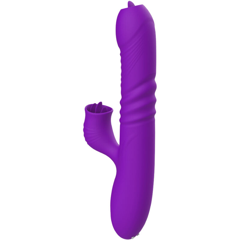 Armony-Vibrator Rabbit Fully G-spot cu Limbă Stimulantă, Violet 5 img 165280 609362bb8a4b0bc822338b9d1a41860e 1