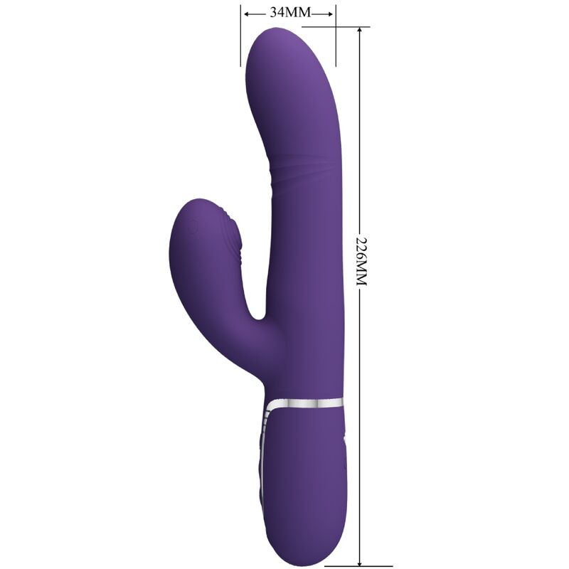 High Tech-Vibrator Multifuncțional Rabbit G-spot Violet-Silicon 3 img 165291 87b45e74c90d8fb24b045771235577f2 1