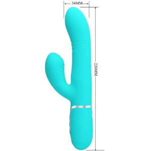 High Tech-Vibrator Multifuncțional Rabbit G-spot Aqua 7 High Tech-Vibrator Multifuncțional Rabbit G-spot Aqua - imagine 3