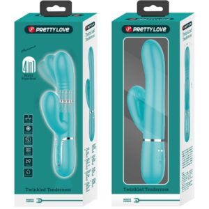 High Tech-Vibrator Multifuncțional Rabbit G-spot Aqua 8 High Tech-Vibrator Multifuncțional Rabbit G-spot Aqua - imagine 4