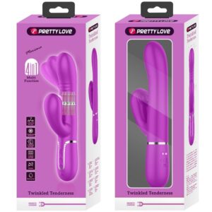 High Tech-Vibrator Multifuncțional Rabbit G-spot Fucsia-Silicon 8 High Tech-Vibrator Multifuncțional Rabbit G-spot Fucsia-Silicon - imagine 4