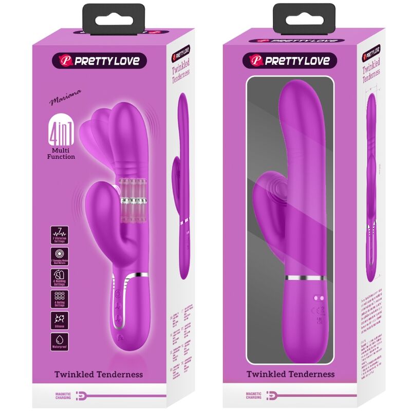 High Tech-Vibrator Multifuncțional Rabbit G-spot Fucsia-Silicon 4 img 165463 984a7bae6e8b40132b701919fd7932a2 1
