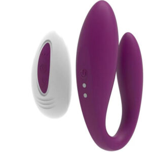 Armony-Kitty Vibrator pentru Cuplu Violet, Telecomandă-Silicon - imagine 1