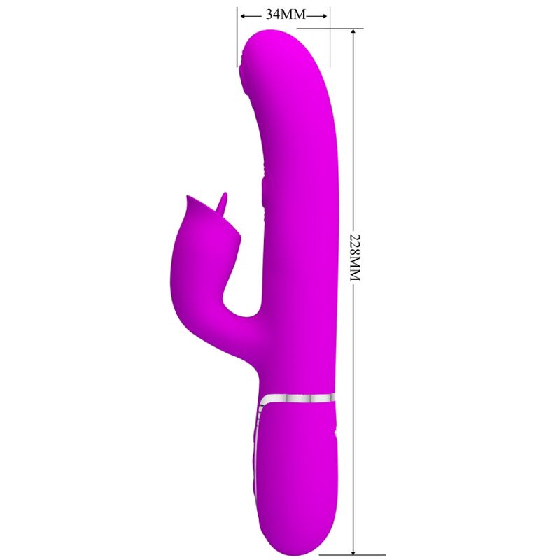 High Tech-Vibrator Rabbit cu Funcție Licking Fuchsia-Silicon, 7 3 img 165490 e61989b2f5fdffd30d77b25d42b9adfe 1