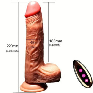 Armony-Dildo Vibrator Realistic cu Impingere, Încălzire - imagine 5
