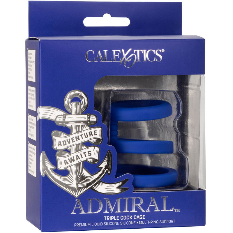Calexotics-Admiral Inel Triplu pentru Penis Albastru-Silicon 2 img 165720 dd622efb6b96e8c7d474c6f4c7f66982 1