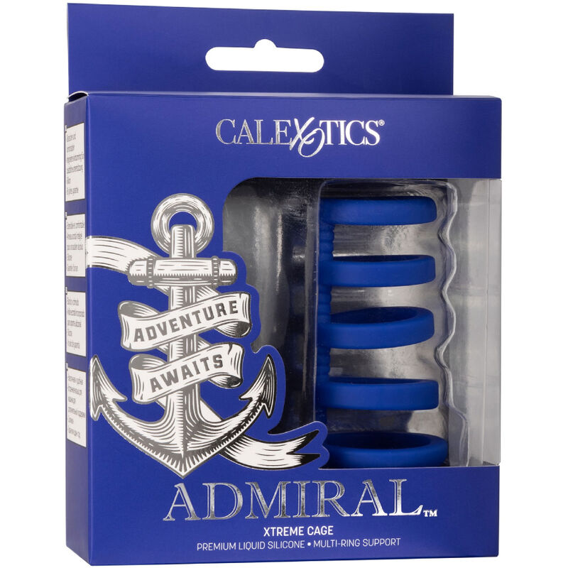 Calexotics-Admiral Xtreme Cușcă pentru Penis Albastru-Silicon 2 img 165726 c1a443bd059c30c2dd2a69bf224a659b 1
