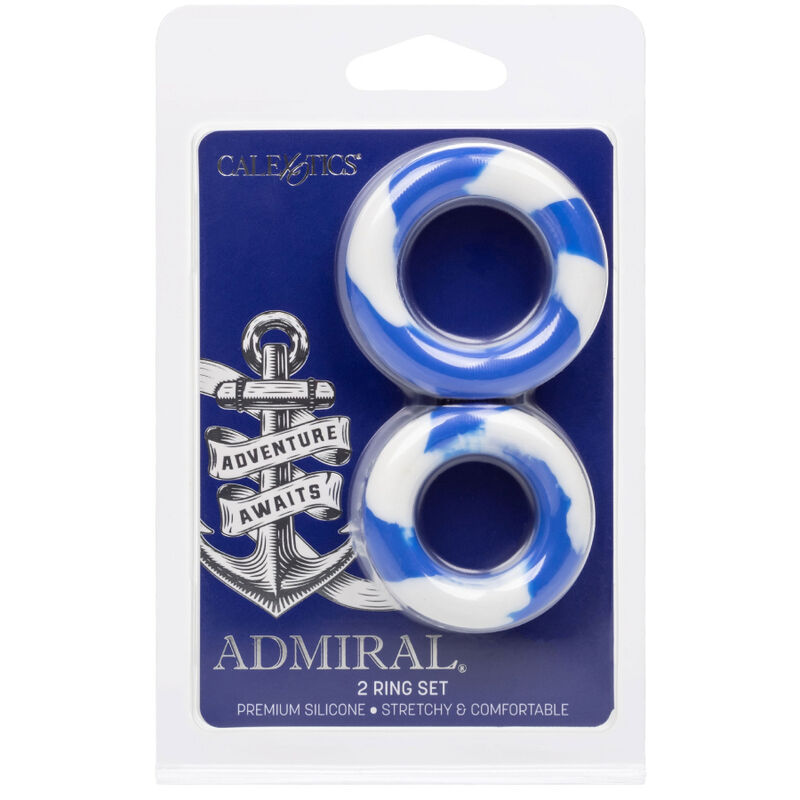 Calexotics-Admiral Set 2 Inele pentru Penis-Silicon · Inele & Mansoane Penis (imaginea 4)