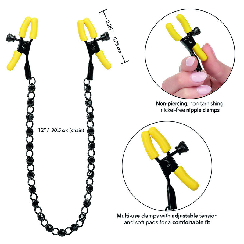Calexotics-Boundless Cleme Ajustabile pentru Sfarcuri, Lanț 1 img 166122 9acb585906eb234dd127a42dbeee95e3 1