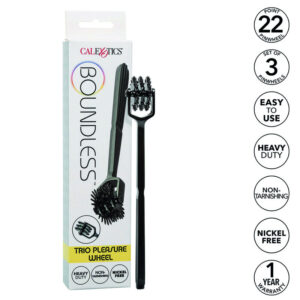 Calexotics-Roata Trio Boundless pentru Plăcere-Metal, Rotatie · Accesorii BDSM (imaginea 6)