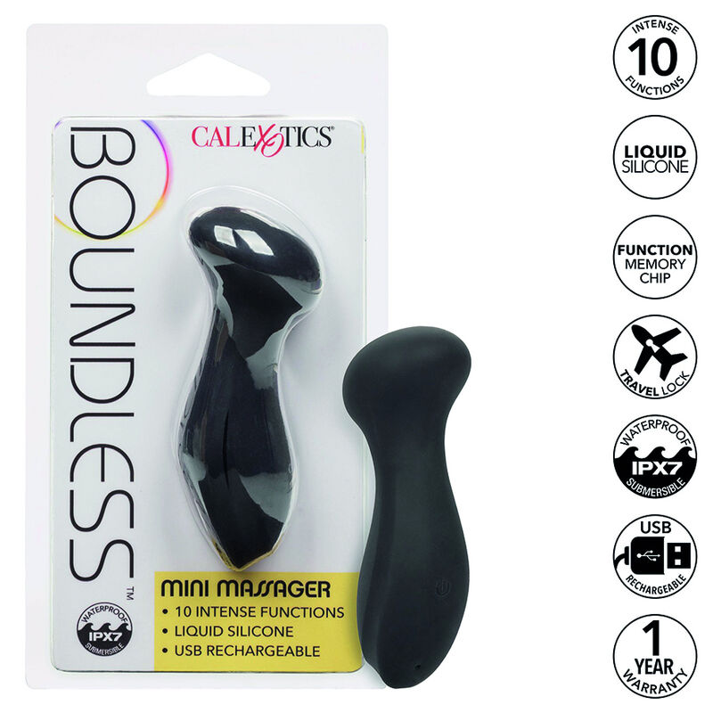 Calexotics-Boundless Mini Masajer-Silicon, 10 Trepte, Reincarcabil 2 Calexotics-Boundless Mini Masajer-Silicon, 10 Trepte, Reincarcabil · Vibratoare (imaginea 2)
