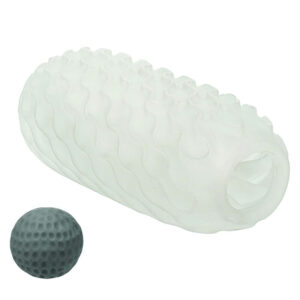 Calexotics-Boundless Stroker Reversibil cu Bilă Moale, Galben - imagine 8