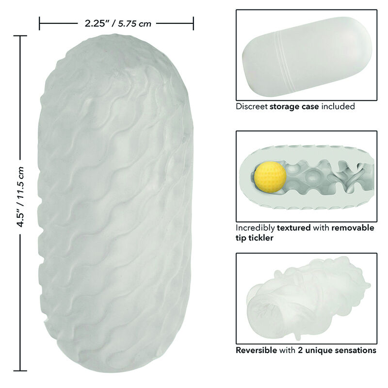 Calexotics-Boundless Reversible Squishy Ball Stroker Grey 4 img 166313 7974d99b6ed60de14f8100e762689124 1