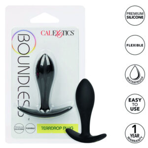 Calexotics-Boundless Dop Anal Subțire Forma Lacrimă, Silicon - imagine 9