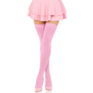 Leg Avenue Hosiery-Ciorapi Până pe Coapsă din Nylon, Roz 7 Leg Avenue Hosiery-Ciorapi Până pe Coapsă din Nylon, Roz - imagine 3