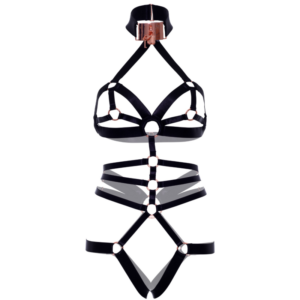 Leg Avenue Kink-Ham Elastic Deschis la Zona Intimă-Metal · Lenjerie Sexy Femei (imaginea 5)