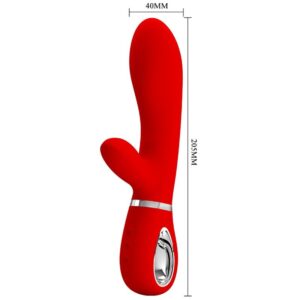 High Tech-Thomas Vibrator Multifuncțional G-spot Roșu-Silicon, 7 13 High Tech-Thomas Vibrator Multifuncțional G-spot Roșu-Silicon, 7 - imagine 4