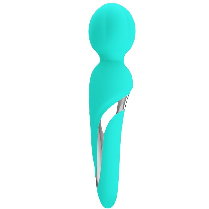 High Tech-Walter Baghetă Vibrantă Verde Aqua-Silicon, 7 Trepte — PRETTY LOVE · Vibratoare (imaginea 9)