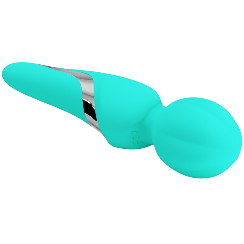 High Tech-Walter Baghetă Vibrantă Verde Aqua-Silicon, 7 Trepte — PRETTY LOVE · Vibratoare (imaginea 8)