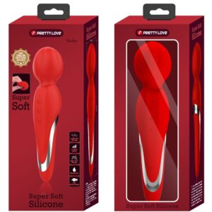 High Tech-Walter Vibrator Wand Roșu-Silicon, 7 Trepte, USB 13 High Tech-Walter Vibrator Wand Roșu-Silicon, 7 Trepte, USB - imagine 4