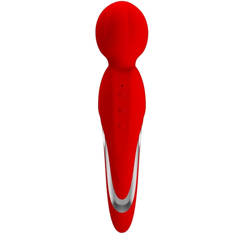 High Tech-Walter Vibrator Wand Roșu-Silicon, 7 Trepte, USB 1 img 169795 4708db149b6f3fde2ccb2fa31372537a 1