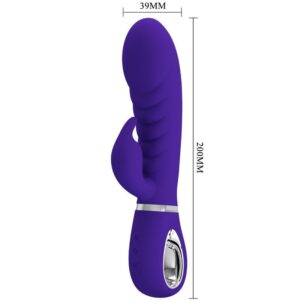 High Tech-Prescott Multifuncțional Vibrator G-spot Mov-Silicon - imagine 5