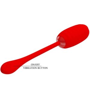 Fun Toys-Kirk Ou Vibrator Reîncărcabil Roșu-Silicon, 12 Trepte 16 Fun Toys-Kirk Ou Vibrator Reîncărcabil Roșu-Silicon, 12 Trepte - imagine 7