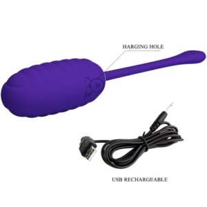Fun Toys-Kirk Ou Vibrant Reîncărcabil Mov-Silicon, 12 Trepte — PRETTY LOVE · Vibratoare (imaginea 8)