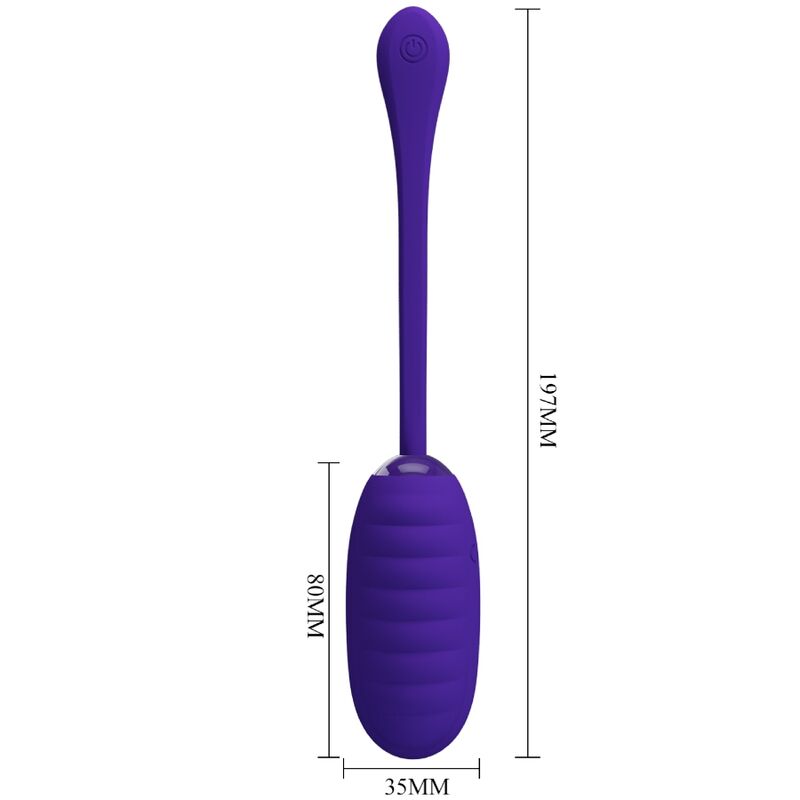 Fun Toys-Kirk Ou Vibrant Reîncărcabil Mov-Silicon, 12 Trepte — PRETTY LOVE · Vibratoare (imaginea 6)